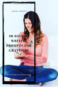 30 Journal Prompts for Gratitude Printable