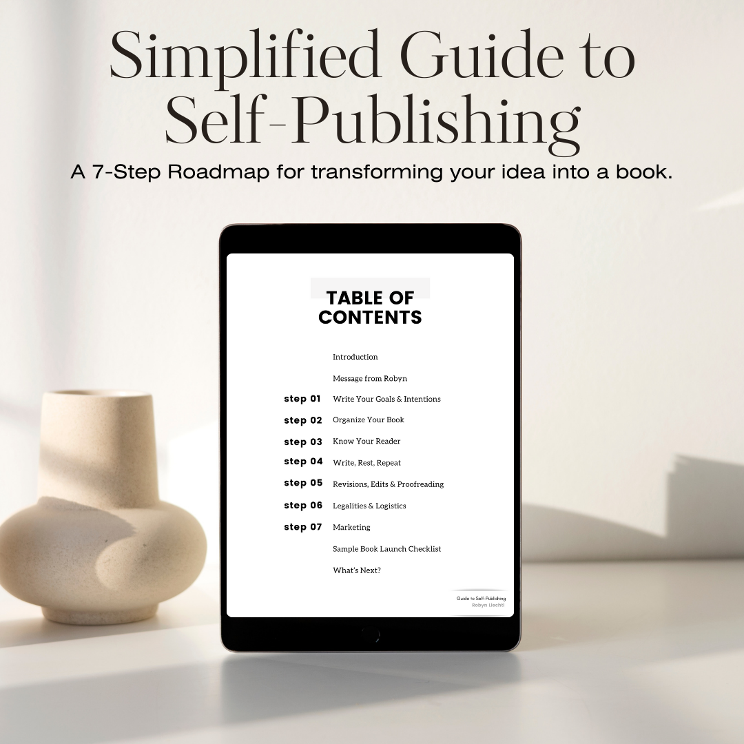 *Digital* Simplified Guide For Self-Publishing – Robyn Liechti | Author ...