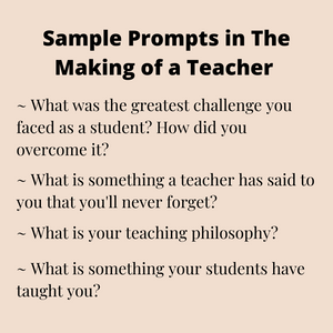 journal prompts for teachers by Journals of Discovery